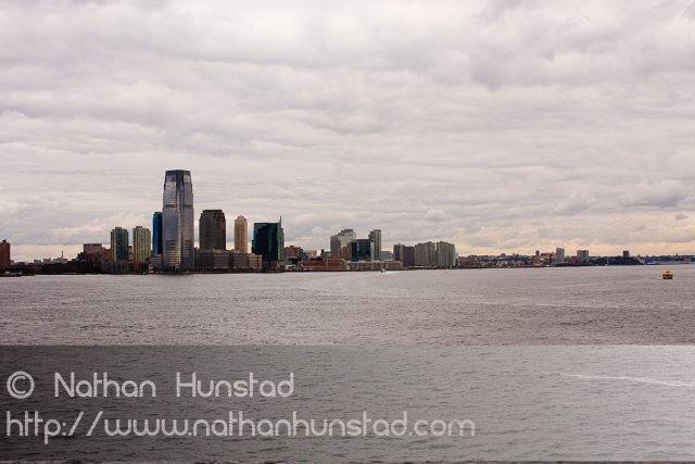 Jersey City (including the Goldman Sachs Building) from the Stat